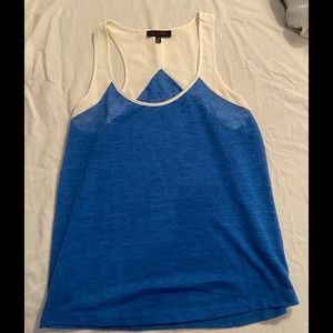 Royal Blue/White LeoMeetsVirgo Tank Top (Size M)